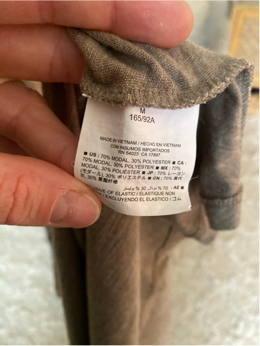 Old Navy Modal Maxi Dress Smocked Waist Boho Taupe M Quiet Luxury Parisian Beach - Picture 6 of 7